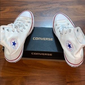 CONVERSE Chuck Taylor All Star White High Top Shoe
